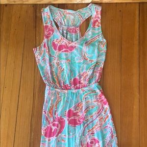 Lilly Pulitizer Mills Racer Back maxi dress